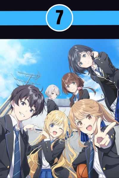 Chitose Saku and the main cast from Chitose Is in the Ramune Bottle Part 2.