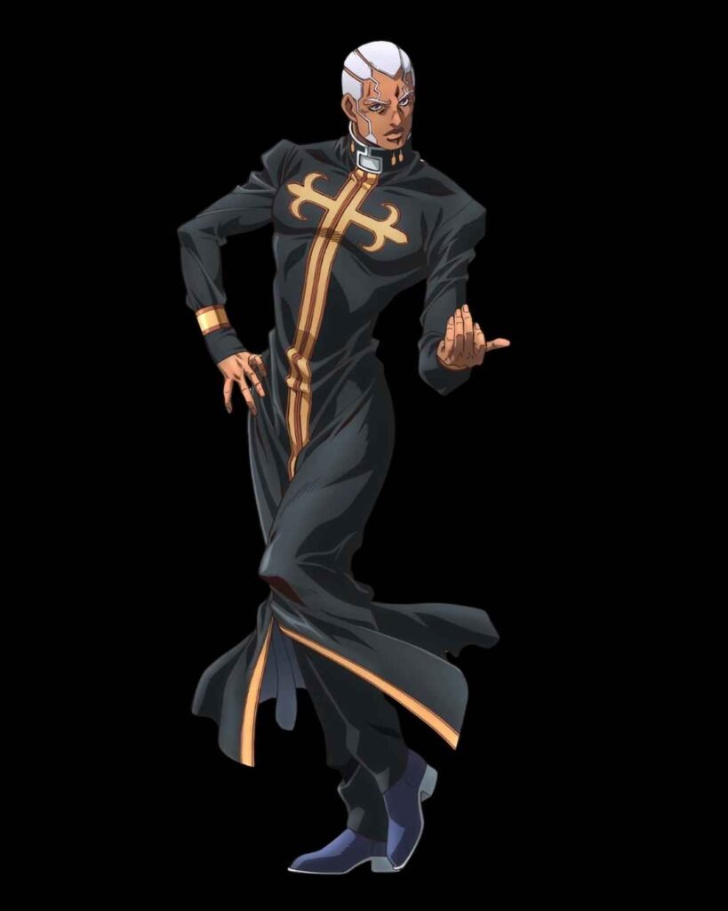 Enrico Pucci in JoJo's Bizarre Adventure Stone Ocean