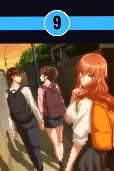 Main characters from My Girlfriend’s Friend, an upcoming romance anime for Fall 2026.