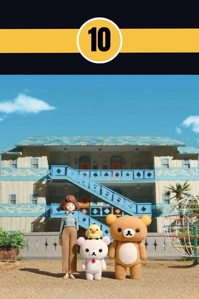 Kaoru with Rilakkuma, Korilakkuma and Kiiroitori in Rilakkuma and Kaoru